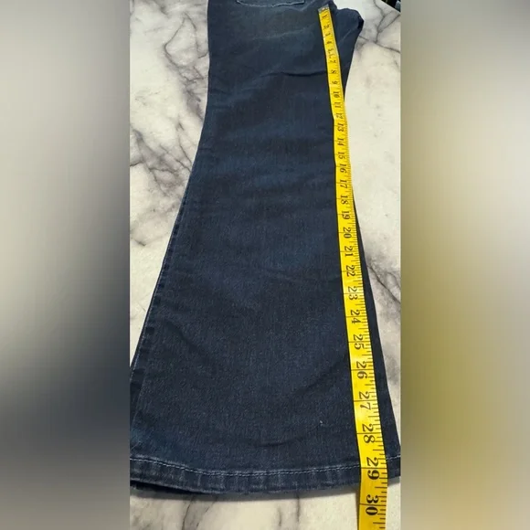 NWT Laurie Felt Silky Baby Bell pull on jeans flare stretchy 90s y2k comfy pants - Picture 7 of 7